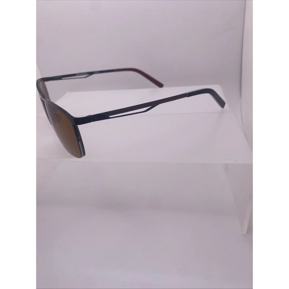 Shaq Sunglasses FRAMES ONLY Zyloware Half Rim 145 Brown 144